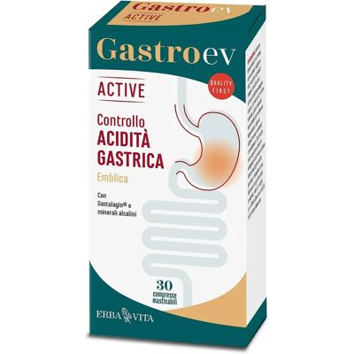 Erba Vita Gastro EV Active 30 Compresse - Supporto Digestivo Erba Vita Gastro EV Active 30 Compresse - Supporto Digestivo