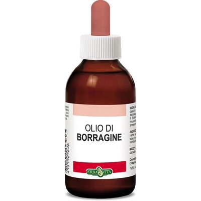 Olio di Borragine Erba Vita - Supporto Pelle e Capelli - 30ml Olio di Borragine Erba Vita - Supporto Pelle e Capelli - 30ml