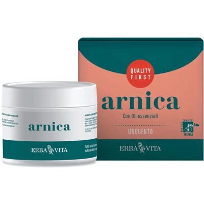 Unguento di Arnica Erba Vita - Cura lenitiva della pelle Unguento di Arnica Erba Vita - Cura lenitiva della pelle