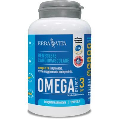 Erba Vita Omega Select 3 UHC 120 Perle - Integratore alimentare Erba Vita Omega Select 3 UHC 120 Perle - Integratore alimentare