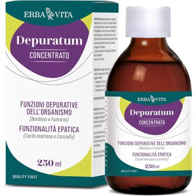 Erba Vita Depuratum Concentrato - Detox & Drenaggio 250ml Erba Vita Depuratum Concentrato - Detox & Drenaggio 250ml