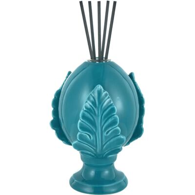 BARONI HOME - Pumo Turquoise - Céramique - 8x8x14 cm - Diffuseur - Publicité BARONI HOME - Pumo Turquoise - Céramique - 8x8x14 cm - Diffuseur - Publicité