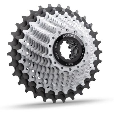 Cassetta Miche Shimano HG 12 velocità - Argento - 16/30T - Strada & Mountain Cassetta Miche Shimano HG 12 velocità - Argento - 16/30T - Strada & Mountain
