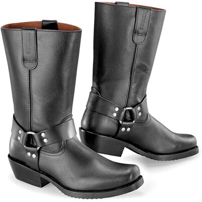 Bottes Biker en cuir noir FALCO - Bottes - Publicité Bottes Biker en cuir noir FALCO - Bottes - Publicité
