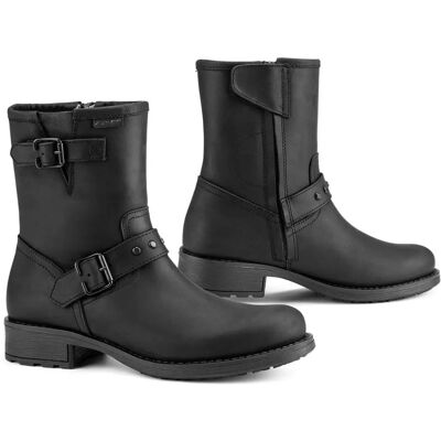 Botas de motocicleta Falco Dany 2 - Impermeables, Transpirables, Mujeres, Negro 36 Botas de motocicleta Falco Dany 2 - Impermeables, Transpirables, Mujeres, Negro 36