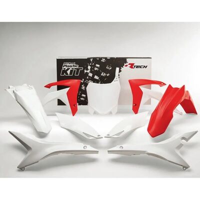 Race Tech Kit Plástico Rojo/Blanco Honda CRF250/450R - Kit de Plástico Race Tech Kit Plástico Rojo/Blanco Honda CRF250/450R - Kit de Plástico