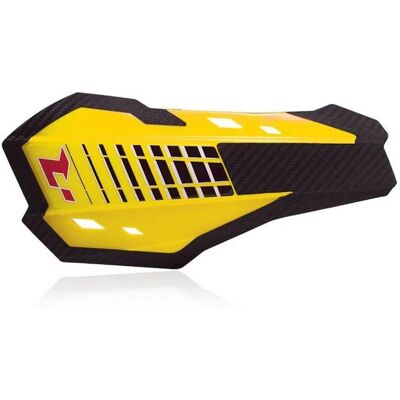 Protège-mains Race Tech HP2 - Plastique résistant aux UV - Compatible KTM Husqvarna Sherco - Jaune - Publicité Protège-mains Race Tech HP2 - Plastique résistant aux UV - Compatible KTM Husqvarna Sherco - Jaune - Publicité