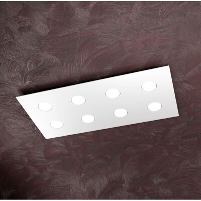 TOP-LIGHT Faretto da soffitto rettangolare moderno - 8 LED Gx53 - Design italiano TOP-LIGHT Faretto da soffitto rettangolare moderno - 8 LED Gx53 - Design italiano