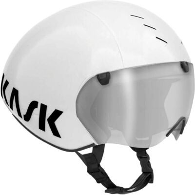Kask Bambino Pro Aero TT Helmet - White - Lightweight Performance Kask Bambino Pro Aero TT Helmet - White - Lightweight Performance