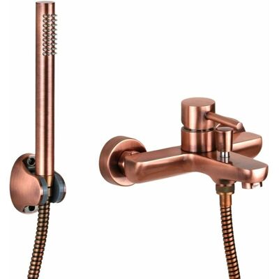 Set de Mezclador de Bañera en Cobre Pollini Acqua Design - Moderno y Duradero Set de Mezclador de Bañera en Cobre Pollini Acqua Design - Moderno y Duradero