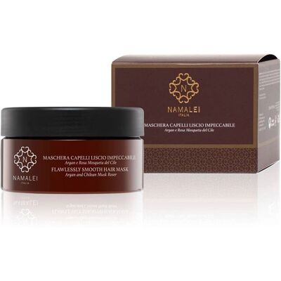 Maschera Capelli Rosa e Argan - Trattamento Idratante Anti-Crespo per Capelli Lisci Maschera Capelli Rosa e Argan - Trattamento Idratante Anti-Crespo per Capelli Lisci