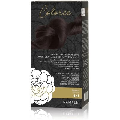 Namalei Crema Colorante Capelli - 4.0 Castano - Crema Colorante Capelli Namalei Crema Colorante Capelli - 4.0 Castano - Crema Colorante Capelli