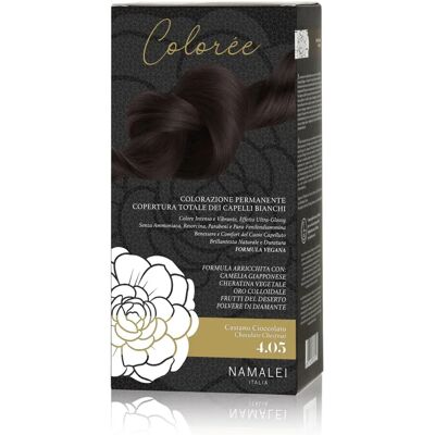 Namalei Crema Colorante Capelli - 4.05 Castano Cioccolato - Crema Colorante Capelli Namalei Crema Colorante Capelli - 4.05 Castano Cioccolato - Crema Colorante Capelli