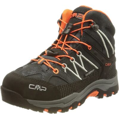 CMP Kids Rigel Mid Waterproof Waterproof Kids Hiking Shoe - Gray - 30 - Kids Trekking Shoes CMP Kids Rigel Mid Waterproof Waterproof Kids Hiking Shoe - Gray - 30 - Kids Trekking Shoes