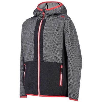 Cmp Fleece Fix Hood Harmaa - Felpa con cappuccio Cmp Fleece Fix Hood Harmaa - Felpa con cappuccio