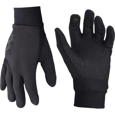 Guanti Neri CMP - Modello 6525509 - Guanti invernali antivento Guanti Neri CMP - Modello 6525509 - Guanti invernali antivento