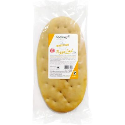 Feeling Ok Pizza Fast 180g - Ricca di fibra, Bassa in carboidrati - Pizza Feeling Ok Pizza Fast 180g - Ricca di fibra, Bassa in carboidrati - Pizza