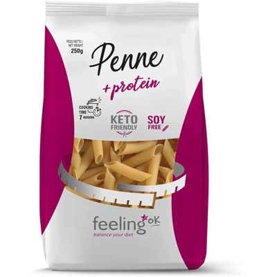 Feeling Ok Penne +Protéines - Pâtes - Publicité Feeling Ok Penne +Protéines - Pâtes - Publicité