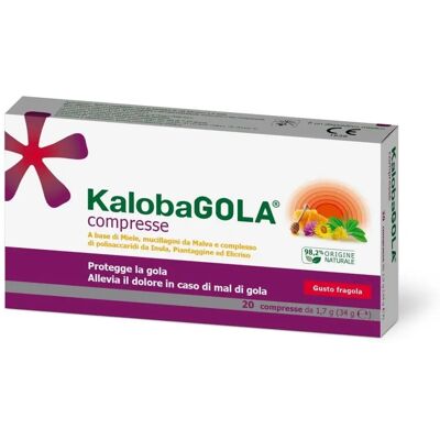Schwabe Pharma Italia Srl Kalobagola 20 Compresse Fragola - Integratore per il Benessere Digestivo Schwabe Pharma Italia Srl Kalobagola 20 Compresse Fragola - Integratore per il Benessere Digestivo