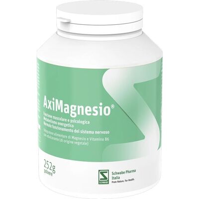 Schwabe Pharma Italia AxiMagnesio - Integratore di Magnesio e Vitamina B6 - 252g Schwabe Pharma Italia AxiMagnesio - Integratore di Magnesio e Vitamina B6 - 252g