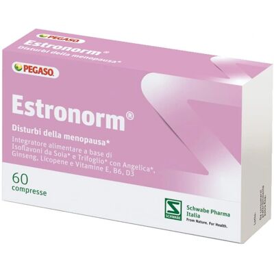 Schwabe Pharma Italia Estronorm - Supporto Menopausa - 60 Compresse Schwabe Pharma Italia Estronorm - Supporto Menopausa - 60 Compresse