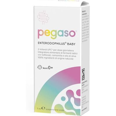 Schwabe Pharma Italia Srl Pegaso Enterodophilus Baby - Integratore probiotico per neonati - 7 mL Schwabe Pharma Italia Srl Pegaso Enterodophilus Baby - Integratore probiotico per neonati - 7 mL