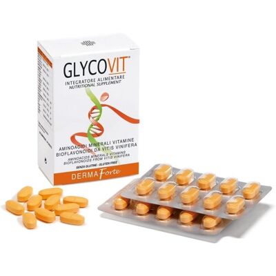 Vivipharma Glycovit Dermaforte - Supporto Pelle & Capelli - 30 Capsule Vivipharma Glycovit Dermaforte - Supporto Pelle & Capelli - 30 Capsule
