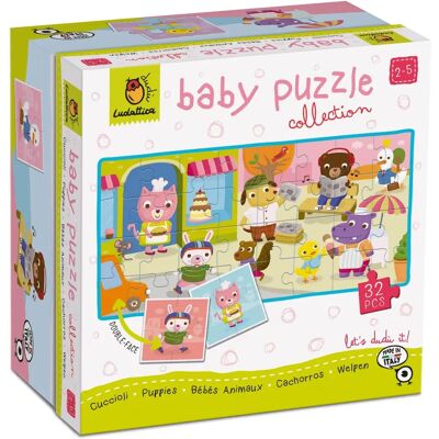 Ludattica Baby Puzzle - Ζωάκια Διπλής Όψεως 32 τεμάχια Ludattica Baby Puzzle - Ζωάκια Διπλής Όψεως 32 τεμάχια