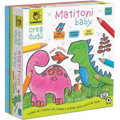 Ludattica Crée Dudù - Matitoni Baby - Fournitures d'art - Publicité Ludattica Crée Dudù - Matitoni Baby - Fournitures d'art - Publicité