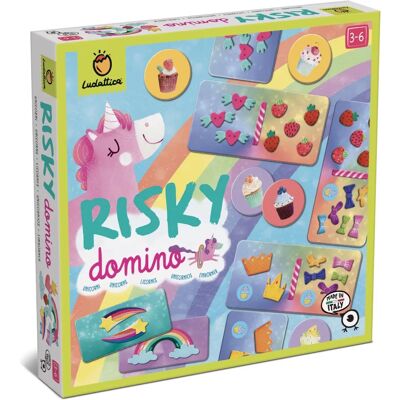Ludattica Risky Domino Σετ Τραπέζι με Μονόκερο - Ποικιλόχρωμο Ludattica Risky Domino Σετ Τραπέζι με Μονόκερο - Ποικιλόχρωμο