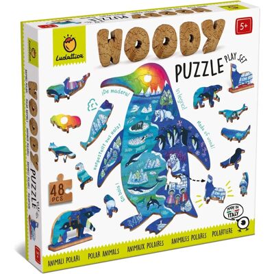Puzzle en Bois Animaux Polaires de Ludattica - Puzzle pour enfants - Publicité Puzzle en Bois Animaux Polaires de Ludattica - Puzzle pour enfants - Publicité