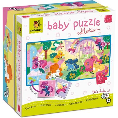 Ludattica Baby Puzzle - Μονόκεροι 67x32cm 32τεμ - Πάζλ για μωρά Ludattica Baby Puzzle - Μονόκεροι 67x32cm 32τεμ - Πάζλ για μωρά