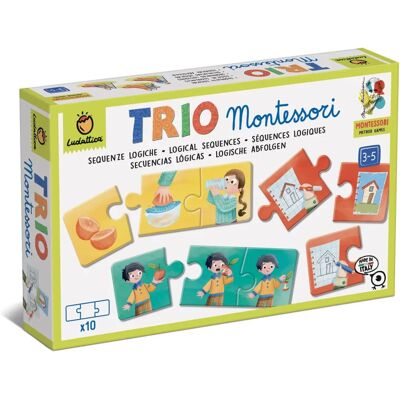 Ludattica Trío Montessori Παζλ - Λογικές Ακολουθίες 10 Τεμάχια Ludattica Trío Montessori Παζλ - Λογικές Ακολουθίες 10 Τεμάχια