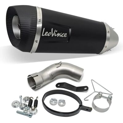 Scarico Leovince Ninja 1000 SX/TOURER Inox Noir Scarico Leovince Ninja 1000 SX/TOURER Inox Noir