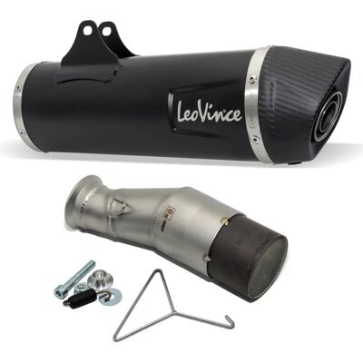 Sistema di Scarico Leovince Nero - Husqvarna 701 Supermoto/enduro/lr Sistema di Scarico Leovince Nero - Husqvarna 701 Supermoto/enduro/lr