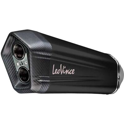 Silencieux Leovince LV-12 Édition Noire - Moto - Publicité Silencieux Leovince LV-12 Édition Noire - Moto - Publicité