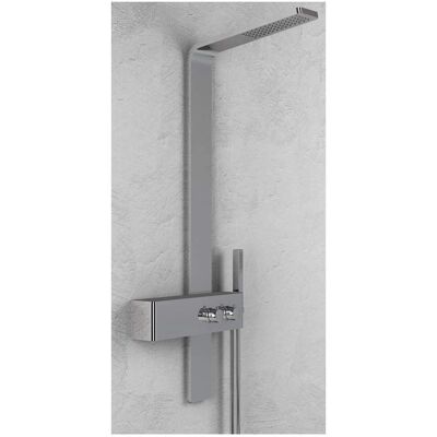 OGOMONDO - Colonna Doccia in Acciaio Inox Spazzolato - 2 Funzioni - 50x47x130cm OGOMONDO - Colonna Doccia in Acciaio Inox Spazzolato - 2 Funzioni - 50x47x130cm
