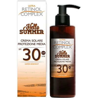 Retinol Complex - Crema Solare SPF30 Protezione Media 200ml Retinol Complex - Crema Solare SPF30 Protezione Media 200ml