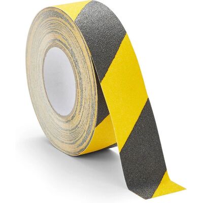 STICKERSLAB - Nastro antiscivolo - Giallo-Nero - 50mm x 18.3m STICKERSLAB - Nastro antiscivolo - Giallo-Nero - 50mm x 18.3m