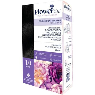 Farba do włosów Flowertint - Czarny, 60ml Farba do włosów Flowertint - Czarny, 60ml
