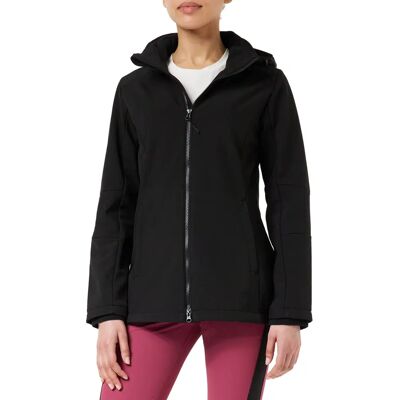 CMP Svart Lang Softshell Jakke - Vind- og Vanntett, Pustende CMP Svart Lang Softshell Jakke - Vind- og Vanntett, Pustende