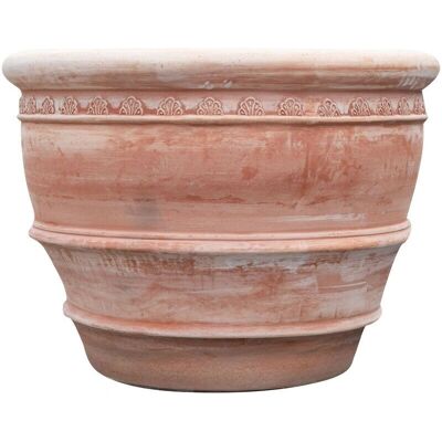 Biscottini Vaso da Giardino Grande in Terracotta Fatto a Mano - Esterno Biscottini Vaso da Giardino Grande in Terracotta Fatto a Mano - Esterno