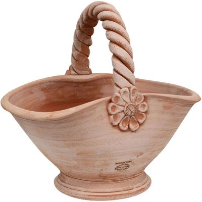 Biscottini Handmade Terracotta Plant Pot - Large, Frost-Resistant - Made in Italy Biscottini Handmade Terracotta Plant Pot - Large, Frost-Resistant - Made in Italy