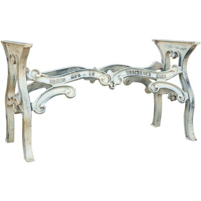 Biscottini - Heavy Iron Garden Table Base - Supports Heavy Stone and Marble Tops - Vintage Finish - Table Type Biscottini - Heavy Iron Garden Table Base - Supports Heavy Stone and Marble Tops - Vintage Finish - Table Type