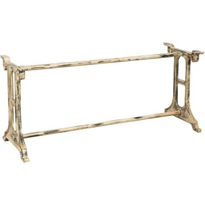 Biscottini - Rustic Iron Garden Table Base - Supports Heavy Surfaces Biscottini - Rustic Iron Garden Table Base - Supports Heavy Surfaces