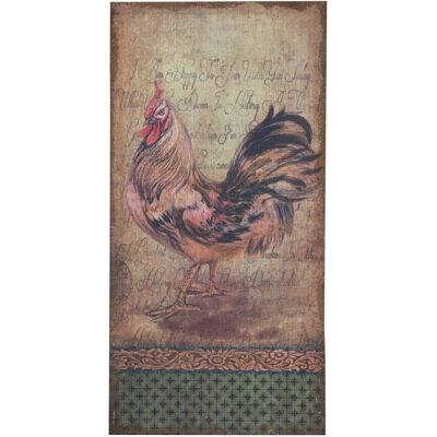 BISCOTTINI Arte Murale Vintage - Tela di Juta 80x40x3 cm BISCOTTINI Arte Murale Vintage - Tela di Juta 80x40x3 cm