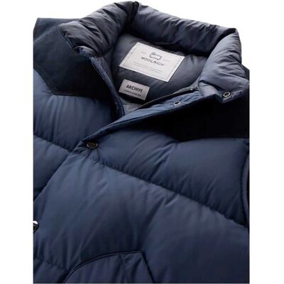 WOOLRICH Western Down Vest - Poliestere riciclato, Impermeabile, Imbottitura in piuma - Gilet WOOLRICH Western Down Vest - Poliestere riciclato, Impermeabile, Imbottitura in piuma - Gilet