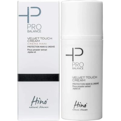 Hino Natural Skincare Pro Balance Velvet Touch Cream - Cura mani e unghie Hino Natural Skincare Pro Balance Velvet Touch Cream - Cura mani e unghie