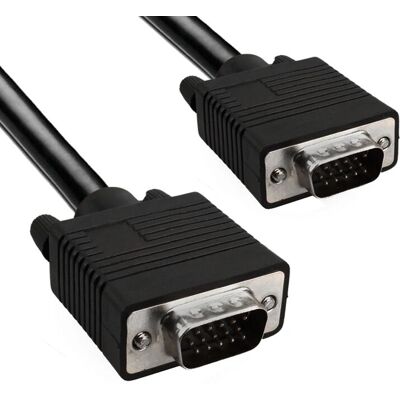 Vultech 1,8m VGA-kábel - D-Sub férfi - Fekete Vultech 1,8m VGA-kábel - D-Sub férfi - Fekete