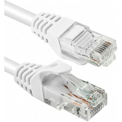 Câble Ethernet Vultech TAAU005-UTP - 0,5 m, Blanc - Câble réseau Câble Ethernet Vultech TAAU005-UTP - 0,5 m, Blanc - Câble réseau